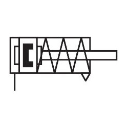 Siłownik znormalizowany jednostronnego działania ESNU-10-50-P-A